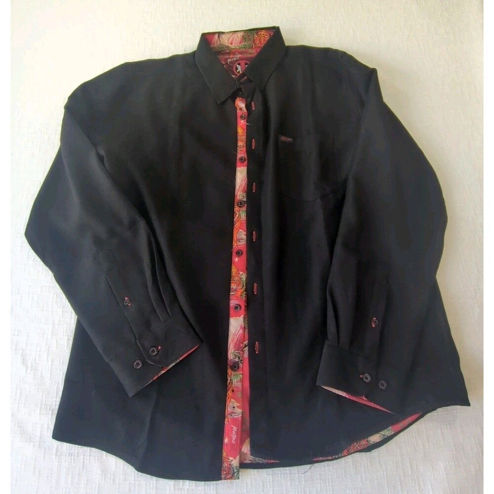 Retro Rifle Max Effort (Black) Dress Shirt XL